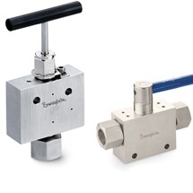 Medium- and high-pressure valves